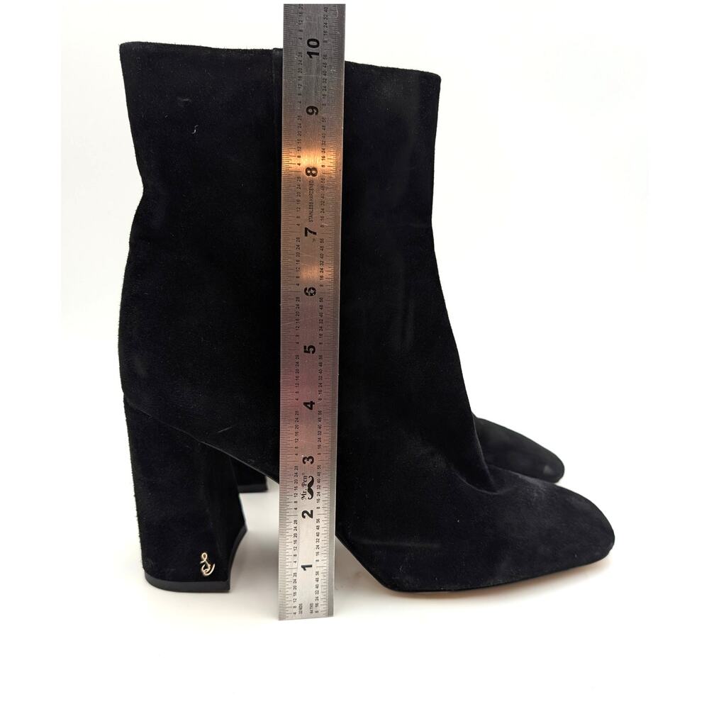 Sam Edelman Codie Square Toe Ankle Bootie Women's Black Size US11M EU42 - Picture 3 of 11